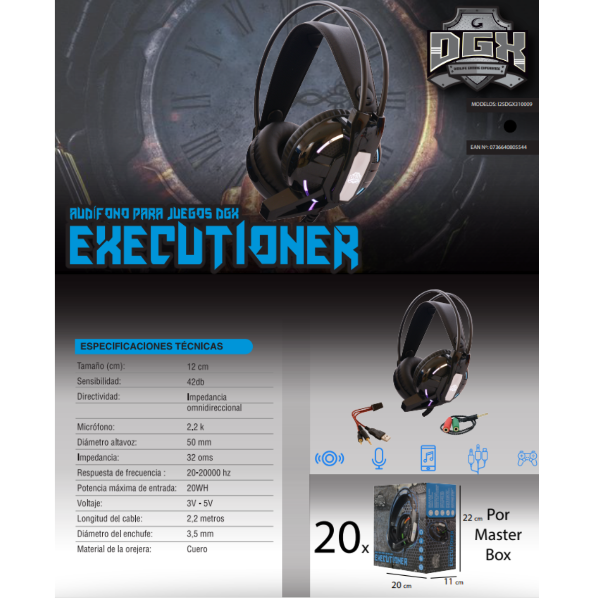 AUDÍFONOS DGX EXECUTINER